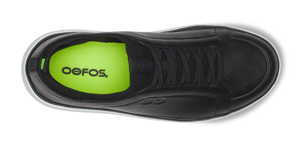 Men's Club+ Leather - White Black