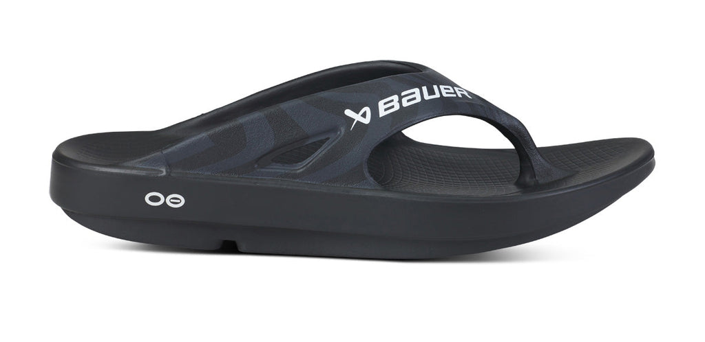 BAUER\/OOFOS Women's OOriginal Sport Sandal ¨C Black Asphalt