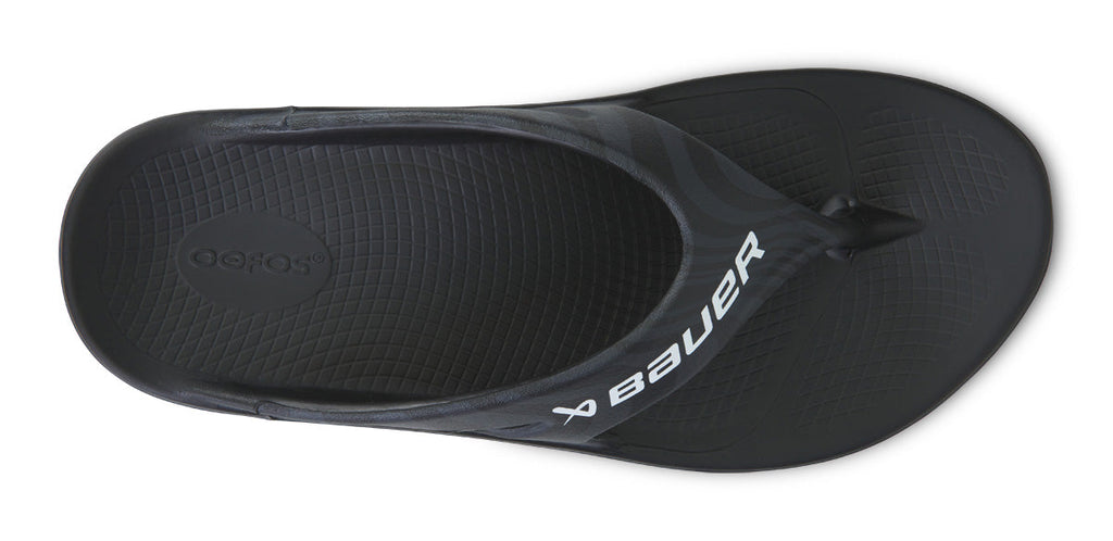 BAUER\/OOFOS Men's OOriginal Sport Sandal ¨C Black Asphalt