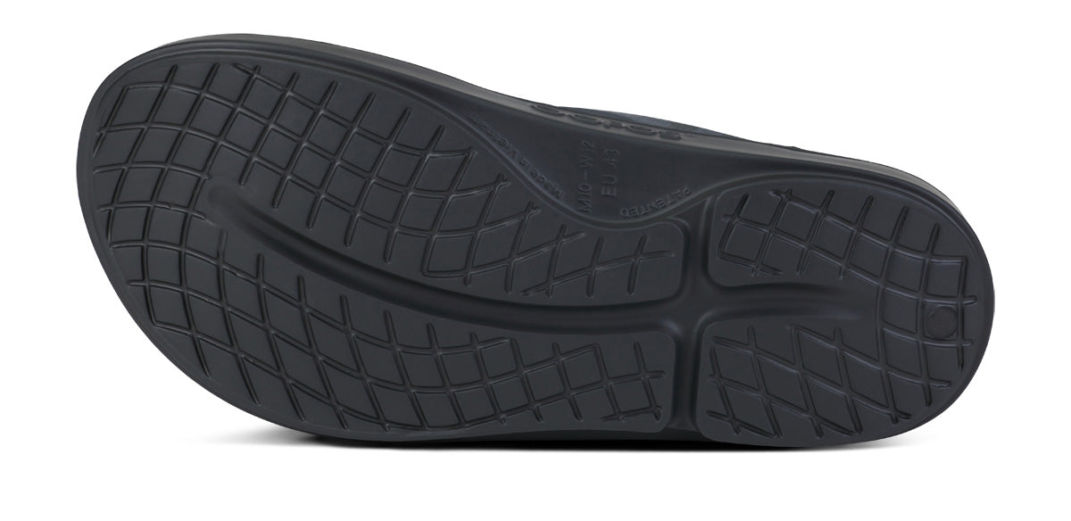 BAUER\/OOFOS Men's OOriginal Sport Sandal ¨C Black Asphalt
