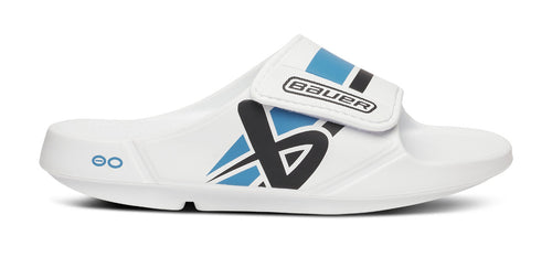 BAUER\/OOFOS Women's OOahh Sport Flex Sandal ¨C White