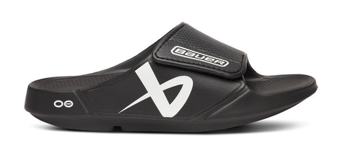 BAUER\/OOFOS Women's OOahh Sport Flex Sandal ¨C Black