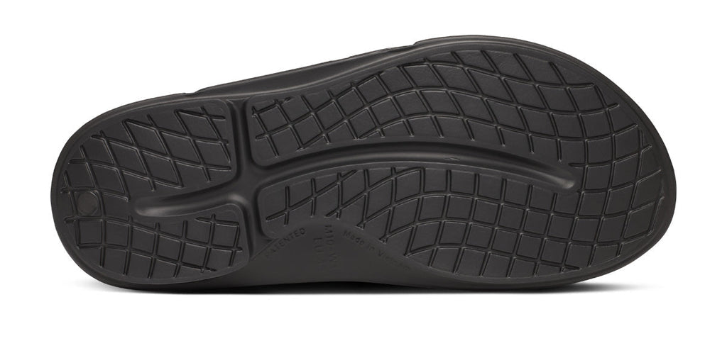 BAUER\/OOFOS Men's OOahh Sport Flex Sandal ¨C Black