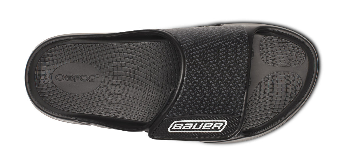 BAUER\/OOFOS Women's OOahh Sport Flex Sandal ¨C Black